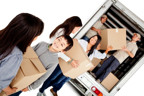 House removals team preparing a Barnescray home move