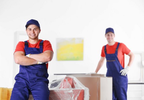 House movers loading furniture for a Barnescray home relocation