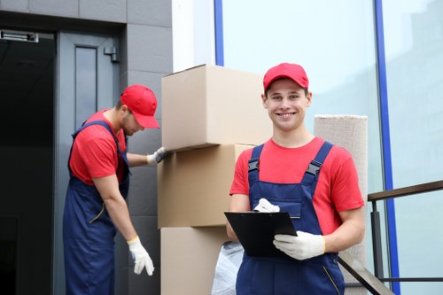 Preparation checklist scene for a Barnescray moving van booking