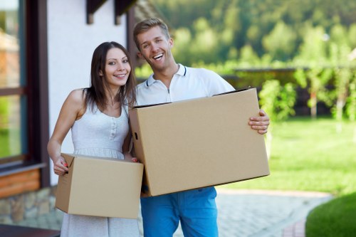 Loading furniture and boxes for a Barnescray home relocation