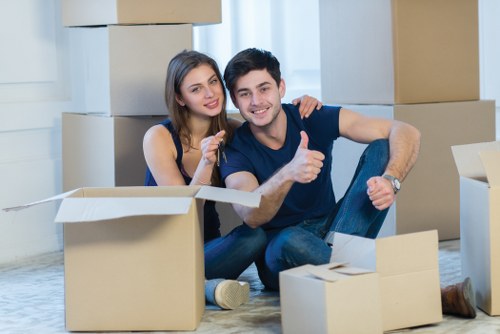 Local removals team handling a property move in Barnescray