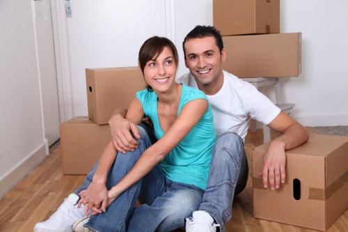 Reusable furniture being set aside for charity donation
