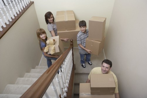Careful loading process for a Barnescray house removal job
